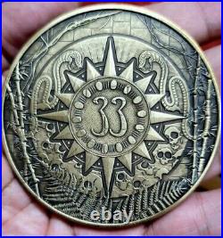 Club 33 Disneyland LE300 Indiana Jones Coin 25th Anniversary Medallion