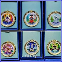 Club 33 Disneyland Opening day Attraction Pins 6 Pin Set 65th Anniversary