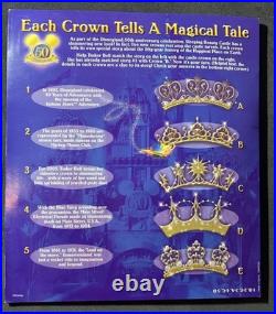 Complete Collection of Disneyland's 50th Anniversary Castle Crown Plates