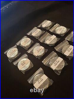 Complete Set of 68 Disneyland 100th Anniv. Medallions (All 17 sets are retired)