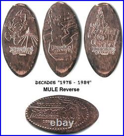 Copper Disneyland Complete 60th Anniversary Collection (60) made withunc coins