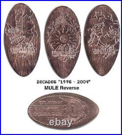 Copper Disneyland Complete 60th Anniversary Collection (60) made withunc coins