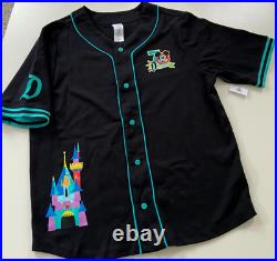 D23 Disneyland 70th Anniversary Baseball Jersey Shirt ADULT XL size EXTRA LARGE
