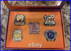 D23-Exclusive Disneyland 70th Anniversary Destinations Pin Set Limited Edition