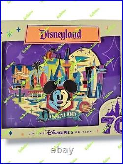 D23 Expo 2024 Disneyland 70th Anniversary Le Mickey Mouse Park Icons Jumbo Pin