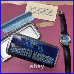 DISNEYLAND 25th ANNIVERSARY HAUNTED MANSION LTD. ED. WATCH #951 with TIN! 