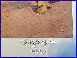 DISNEYLAND 45 YEARS OF MAGIC Litho Signed Charles Boyer LE 112/275. NEW. COA