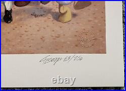 DISNEYLAND 45 YEARS OF MAGIC Litho Signed Charles Boyer LE MINT! COA