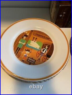 DISNEYLAND 50TH ANNIVERSARY COLLECTIBLE PLATE SET BY SHAG-New