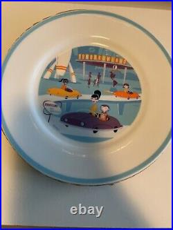 DISNEYLAND 50TH ANNIVERSARY COLLECTIBLE PLATE SET BY SHAG-New