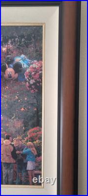 DISNEYLAND 50TH ANNIVERSARY Thomas Kinkade LIMITED EDITION Canvas 24x36