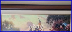 DISNEYLAND 50TH ANNIVERSARY Thomas Kinkade LIMITED EDITION Canvas 24x36
