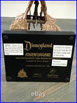 DISNEYLAND 50TH ANNIV Adventureland Enchanted Tiki room Entrance Figurine LE DISNEYLAND 50TH ANNIV Adventureland Enchanted Tiki room Entrance Figurine LE
