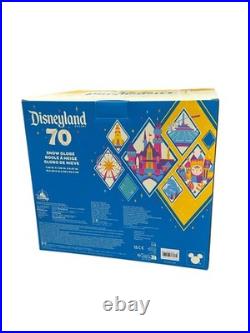 DISNEYLAND 70th Anniversary MICKEY & FRIENDS Light-Up Musical SNOW GLOBE New