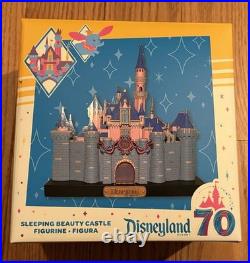 DISNEYLAND 70th Anniversary SLEEPING BEAUTY CASTLE FIGURE Brand New