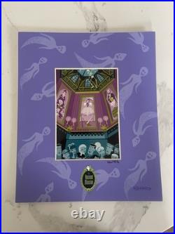 DISNEYLAND HAUNTED MANSION 40TH ANNIVERSARY 10x12 ART MAT HAND SIGNED BY SHAG