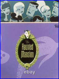 DISNEYLAND HAUNTED MANSION 40TH ANNIVERSARY 10x12 ART MAT HAND SIGNED BY SHAG