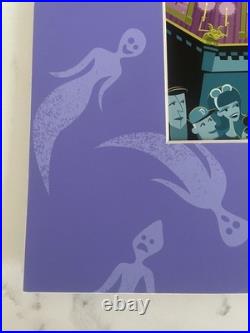 DISNEYLAND HAUNTED MANSION 40TH ANNIVERSARY 10x12 ART MAT HAND SIGNED BY SHAG