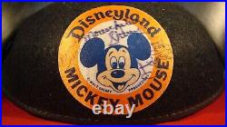DISNEYLAND MICKEY MOUSE EARS HAT 30th ANNIVERSARY 1985 SIGNED BY 3 MOUSEKETEERS