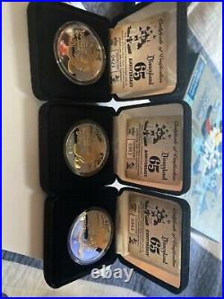 DISNEYLAND PARK 65th ANNIVERSARY COMMEMORATIVE LIMITED EDITION COIN #093