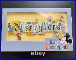 DISNEYLAND PARK 65th ANNIVERSARY MARQUEE BOXED JUMBO PIN LIMITED 1000