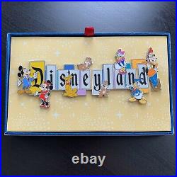 DISNEYLAND PARK 65th ANNIVERSARY MARQUEE BOXED JUMBO PIN LIMITED 1000