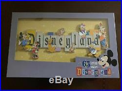 DISNEYLAND PARK 65th ANNIVERSARY MARQUEE BOXED JUMBO PIN LIMITED 1500