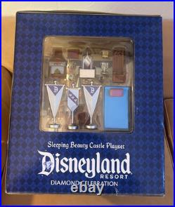 DISNEY Disneyland 60th Diamond Anniversary Sleeping Beauty Castle Playset
