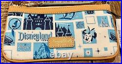 DISNEY Dooney & Bourke DISNEYLAND I60th Anniversary Wristlet NWT