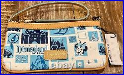 DISNEY Dooney & Bourke DISNEYLAND I60th Anniversary Wristlet NWT