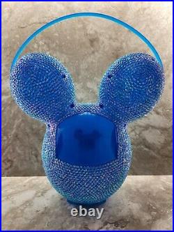 DISNEY POPCORN BUCKET Blue Mickey Mouse Balloon Disneyland 60th Anniversary