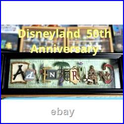 Dave Avanzino Disneyland 50th Anniversary Shadow Box Rare