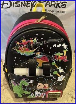 DisneyLand Main Street Electrical Parade 50th Anniversary Loungefly Backpack