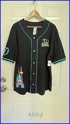 Disney 2024 D23 Disneyland Baseball Jersey 70 Anniversary Lg