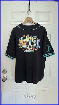 Disney 2024 D23 Disneyland Baseball Jersey 70 Anniversary Lg