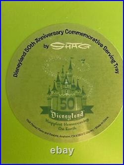 Disney 50th Anniversary Commemorative Serving Trey By Shag! 18x12x12 RARE