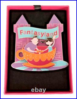 Disney 50th Anniversary SHAG Pin Set Tomorrowland Fantasyland Adventureland 2005