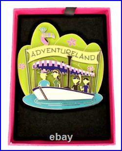 Disney 50th Anniversary SHAG Pin Set Tomorrowland Fantasyland Adventureland 2005