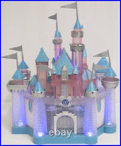 Disney 60th Anniversary Sleeping Beauty's Castle Playset Lights Sounds SEE VIDEO