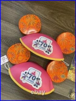 Disney 70th Anniversary Disneyland Cast Member Exclusive Hat & Pins 2025