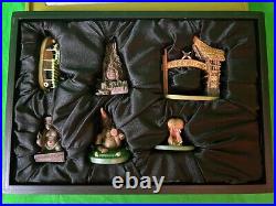 Disney ADVENTURELAND Pewter Miniatures Set 6 LE 1500 DISNEYLAND 50TH ANNIVERSARY