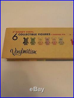 Disney Anniversary 3 Vinylmation A B C D E Ticket Book LE 1955 + Pin