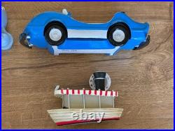 Disney Autopia 5 pc. Desk Set Disneyland 50th Anniversary Wear Minor Damage