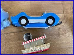 Disney Autopia 5 pc. Desk Set Disneyland 50th Anniversary Wear Minor Damage