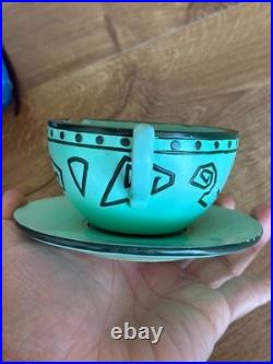 Disney Autopia 5 pc. Desk Set Disneyland 50th Anniversary Wear Minor Damage