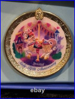 Disney CLUB 33 65th Anniversary Charger Plate Pin Set Limited Edition 650 NEW OP Disney CLUB 33 65th Anniversary Charger Plate Pin Set Limited Edition 650 NEW OP