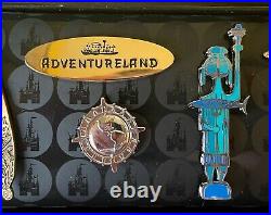Disney Catalog Disneyland 50th Anniversary Adventureland 8 Pin Set LE 1500