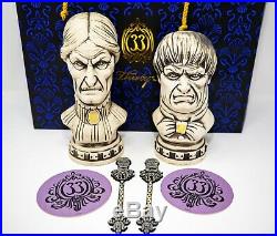 Disney Club 33 Haunted Mansion 50th Anniversary Tiki Bust Mugs Swizzles Coasters