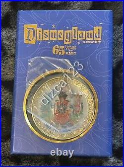 Disney Club 33 Pin 65th Anniversary Charger Plate Disneyland Railroad Pin