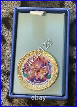 Disney Club 33 Pin 65th Anniversary Charger Plate King Arthur Carousel Pin